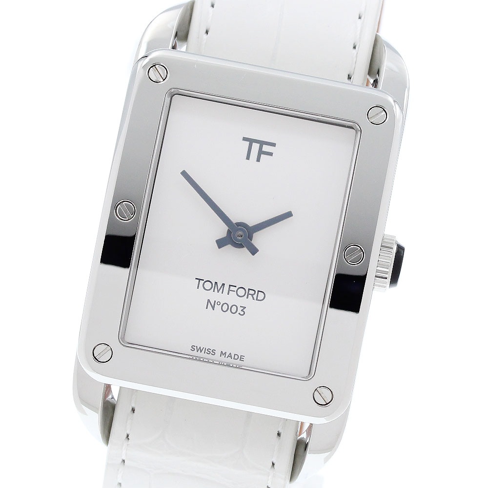 トムフォード TOM FORD TFT003002 N.003 クォーツ メンズ 箱付き_904350【中古】