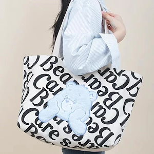 【20点セット】carebearsハートベアー刺繍大容量リュック女性トートバッグ2023