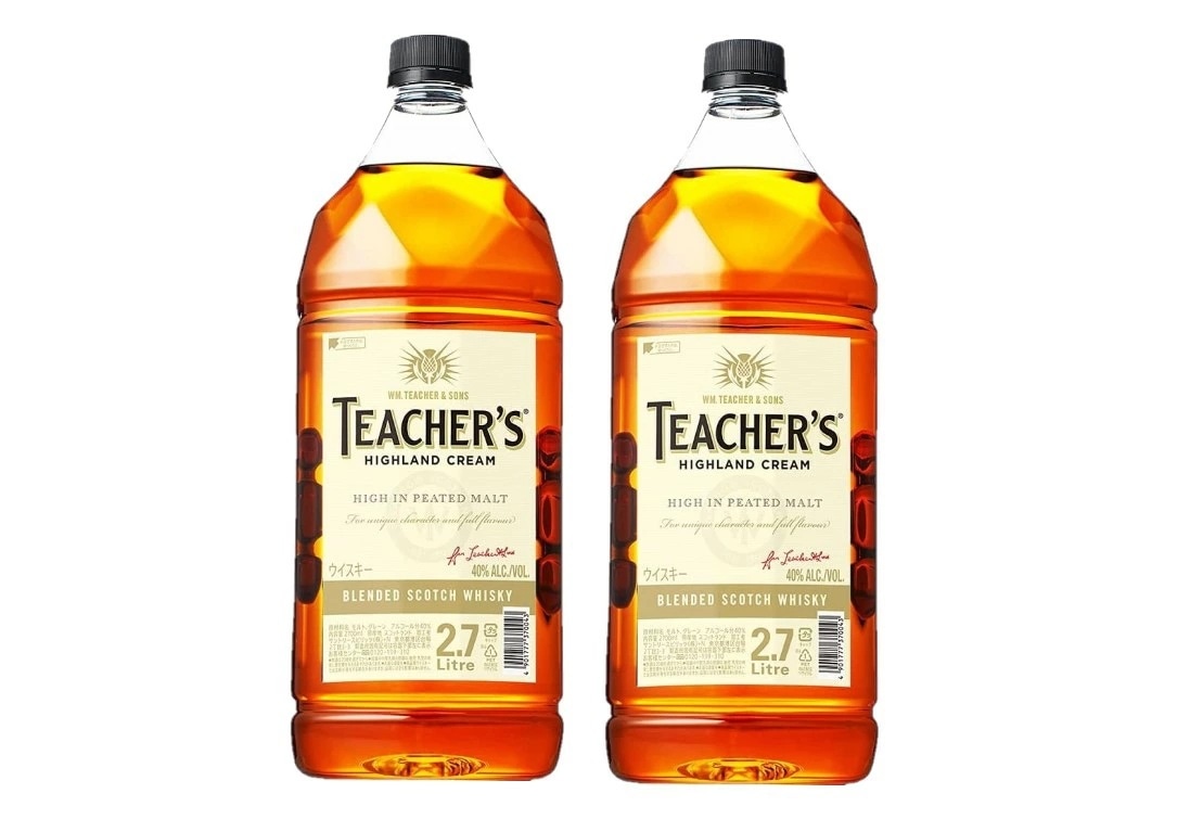 【送料無料】サントリー スコッチ ティーチャーズ ハイランドクリーム 40度 2700ml 2.7L2本 【ご注文は6本まで1個口配送可能】