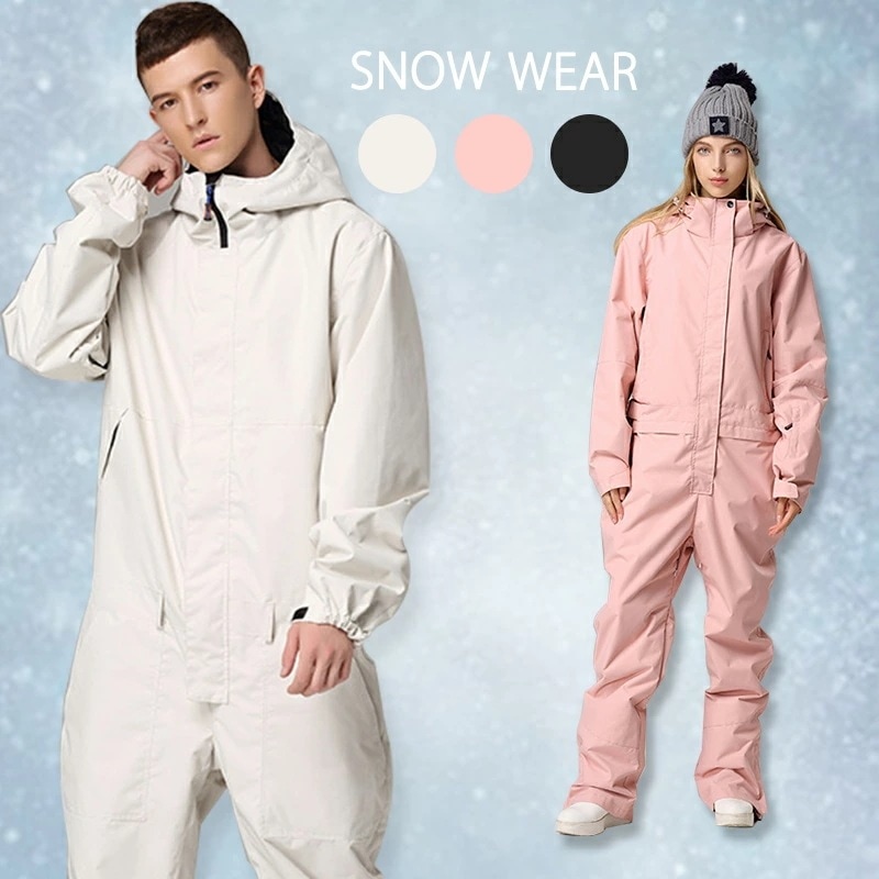 2023 スキーウェア スノーボードウェア 上下一体型 ブラック ピンク ホワイト スキーウェア レディース ボードウェア スノボウェア スノボ ウェア スノーボード スノボー スキー スノ