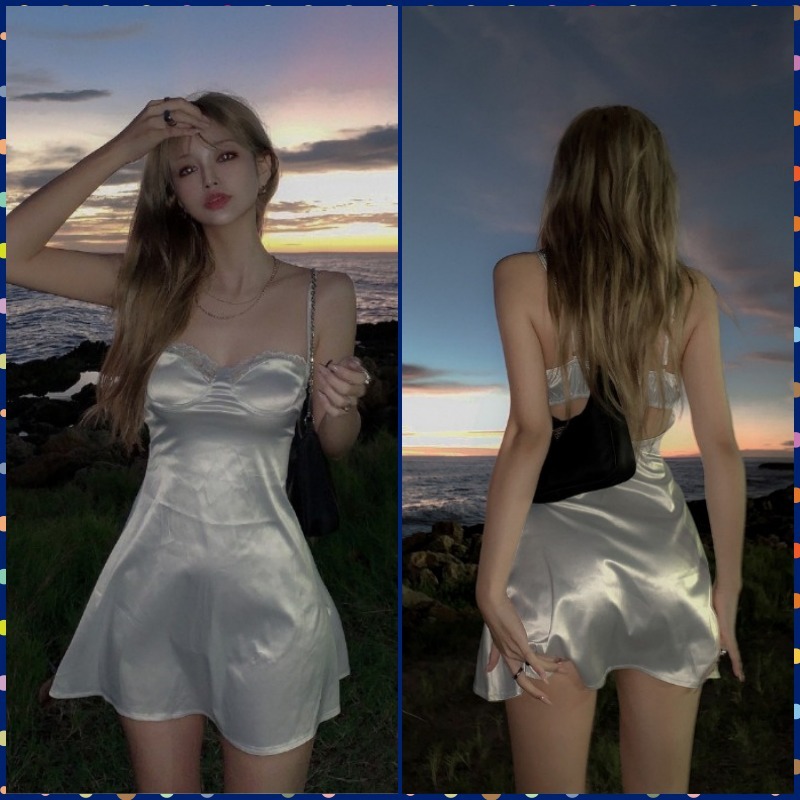 【 Swimcity 】Kawela lace mini dress (wh)