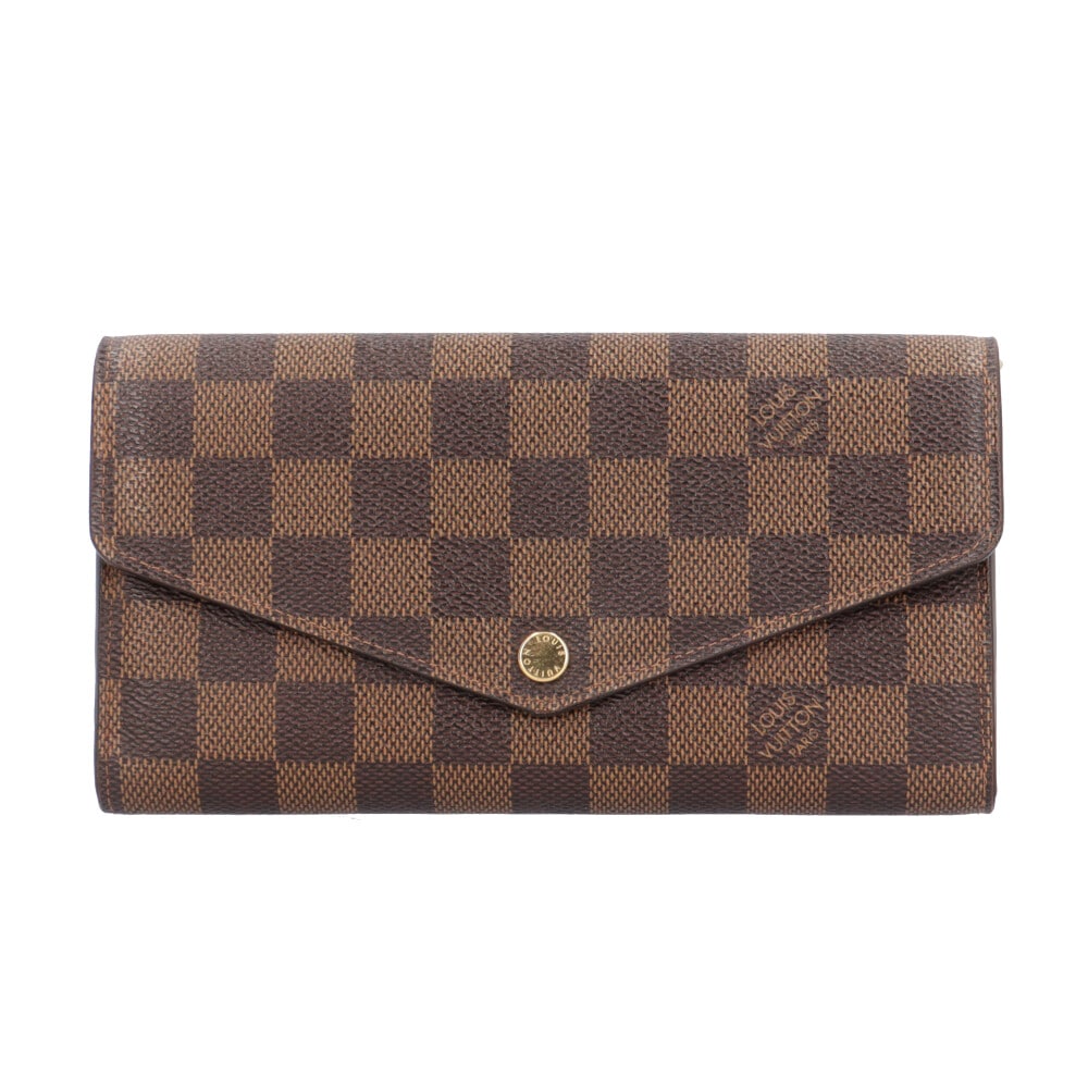 ルイヴィトン ポルトフォイユ・サラ ダミエ 長財布 ダミエキャンバス N63209 LOUIS VUITTON 中古
