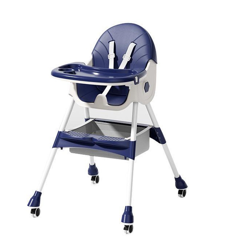 ベビーチェア ハイローチェア ハイチェア ローチェア キッズチェア 折りたたみ 多機能 高さ調節可能 五点式安全ベルト 二段テーブル付き キャスター 赤ちゃん用 幼児 お食事椅子 離乳食 多機能 赤ち