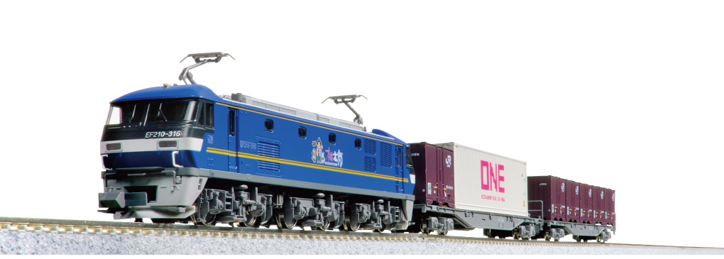 カトー (N) 10-045 EF210コンテナ列車 3両セット カトー 10-045 EF210コンテナレッシャ 3R