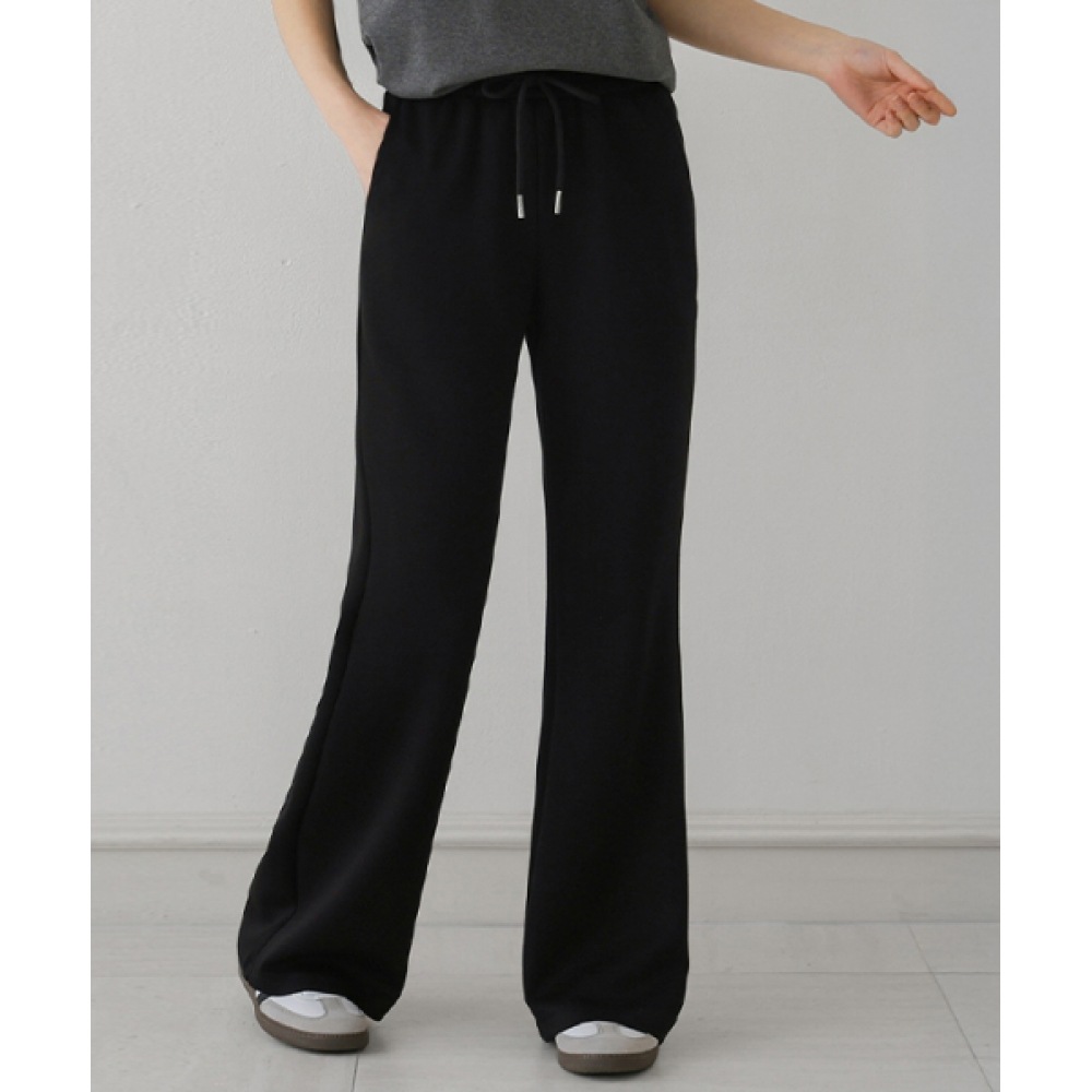 フレンチシックエンコスパンデックスブーツカットトレーニングパンツ