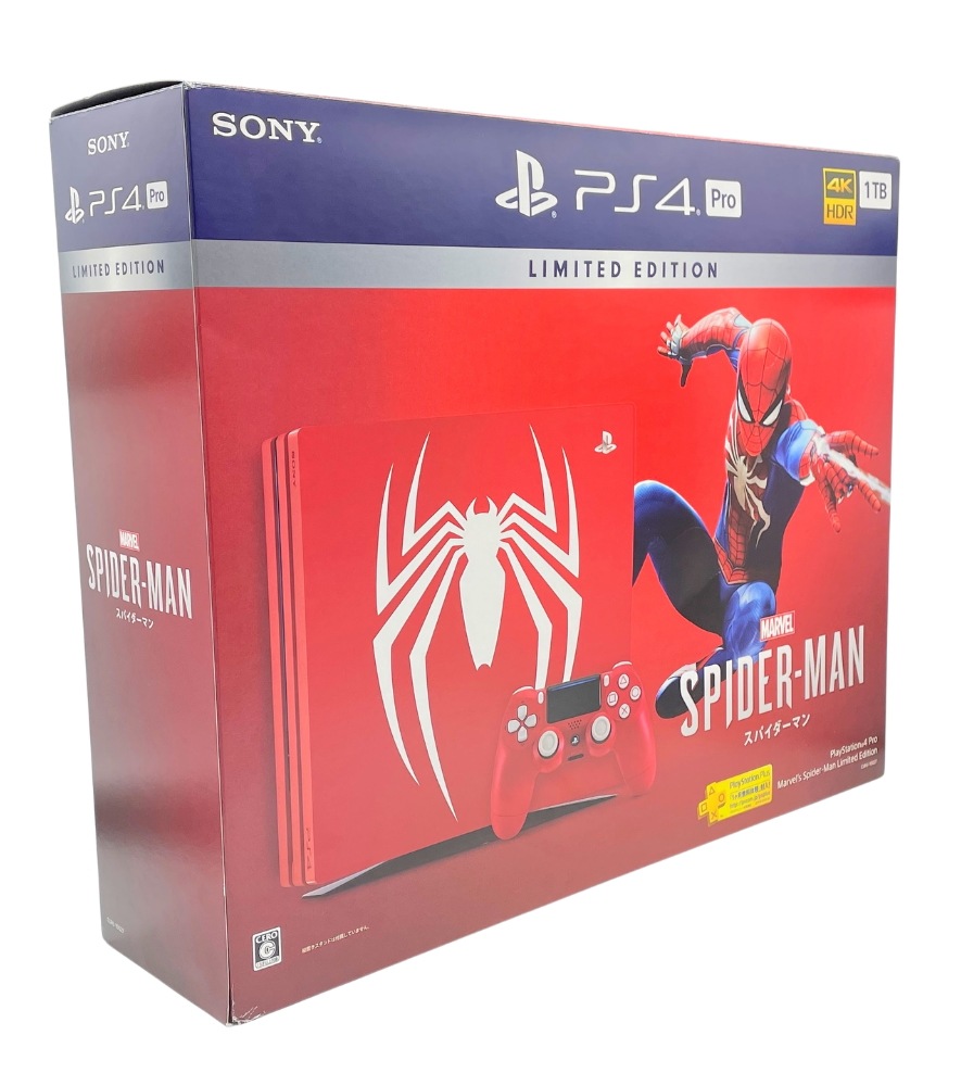 中古 PlayStation 4 Pro Marvels Spider-Man Limited Edition