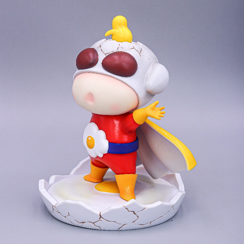 【2個パック】塩たまご スーパーマン クレヨン リトルハンド フィギュア 原野しんのすけ クレヨン リトルハンド フィギュア デスクトップモデル オーナメント