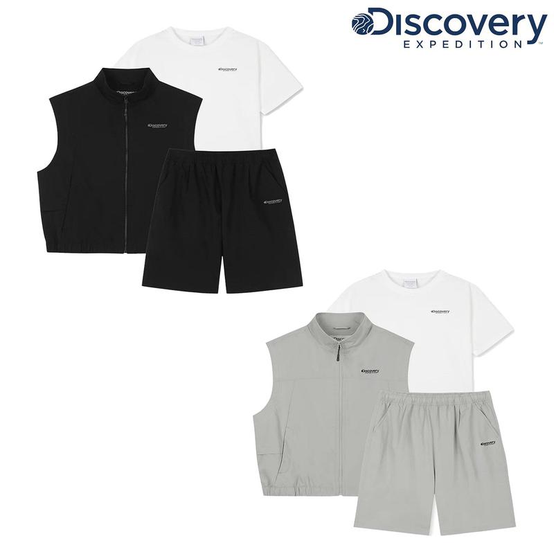 キッズフレッシュベントベスト+半袖Tシャツ+6部パンツ3SET DKAZ33063
