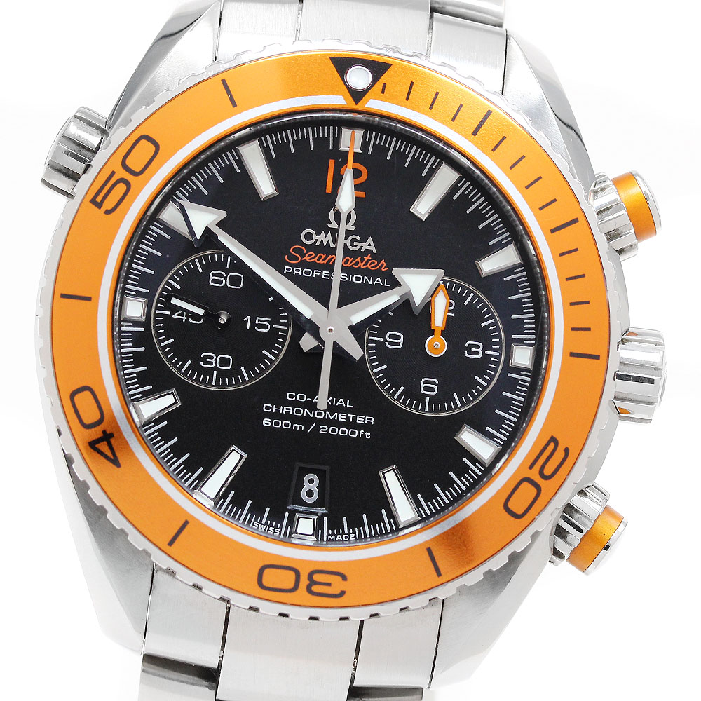 オメガ OMEGA 232.30.46.51.01.002 シーマスター プラネットオーシャン 600M デイト クロノグラフ 自動巻き メンズ 保証書付き_901858【中古】