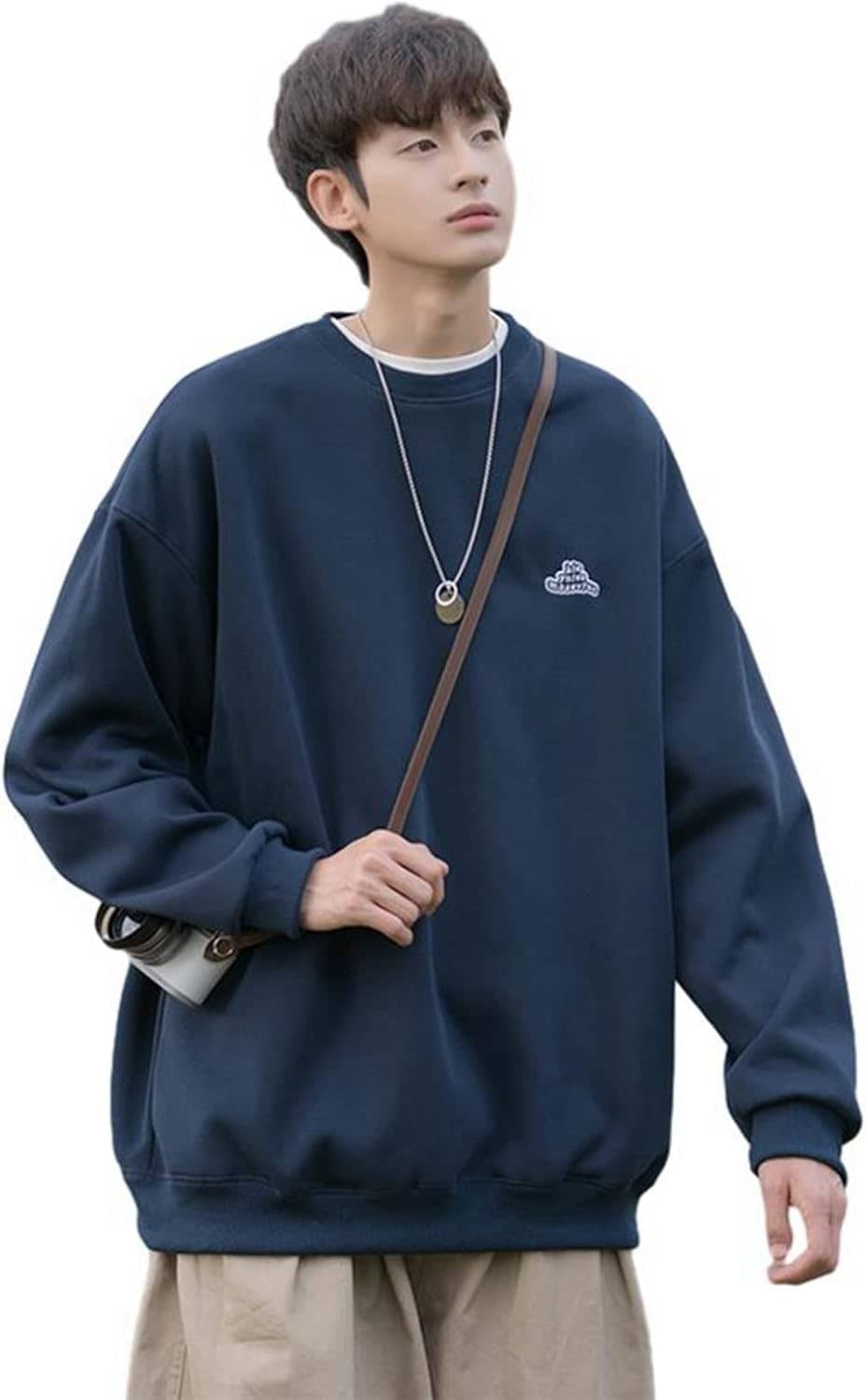 長袖 丸襟 メンズ パーカー 刺繍 トレーナー Tシャツ フードなし ワンポイント 春秋冬服 カジュアル シンプル 快適 軽い 透気性 きれいめ デイリー 男女兼用 トレーニング 旅行 7,818円