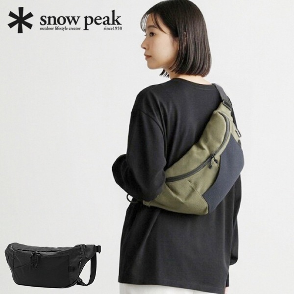 メンズ レディース スポーツ アウトドア ボディ ブランド 斜めがけ 軽量 丈夫 シンプル ポーチ A5 2L ECOPAK Waist Bag AC-25SU413