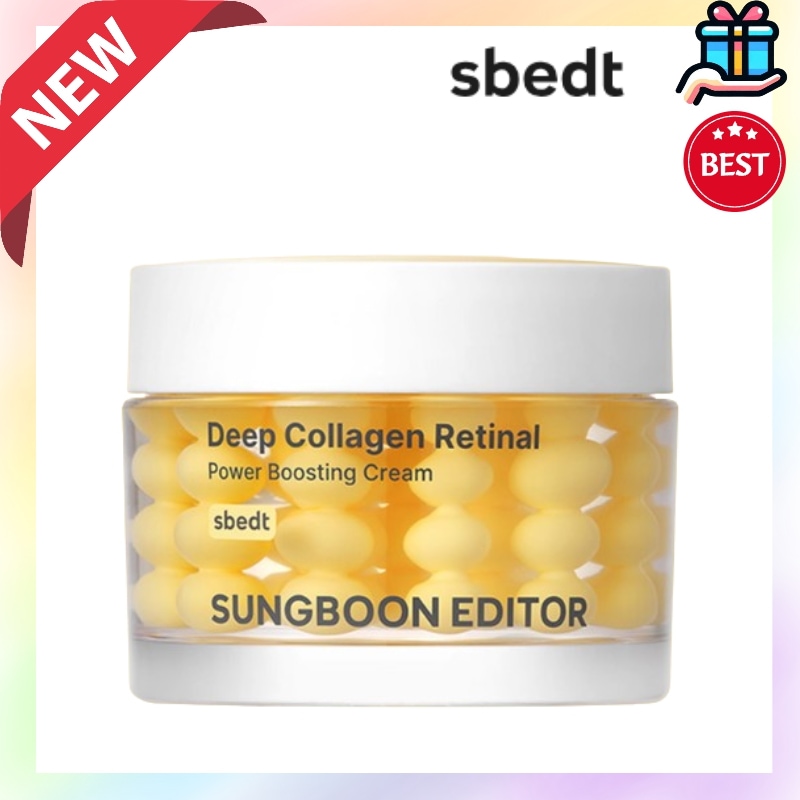 [コラーゲンしわクリーム] BEST ディープコラーゲン レチナールショット パワーブースティングクリーム リフティング ほうれい線 しわ たるみ スキンケア 40代