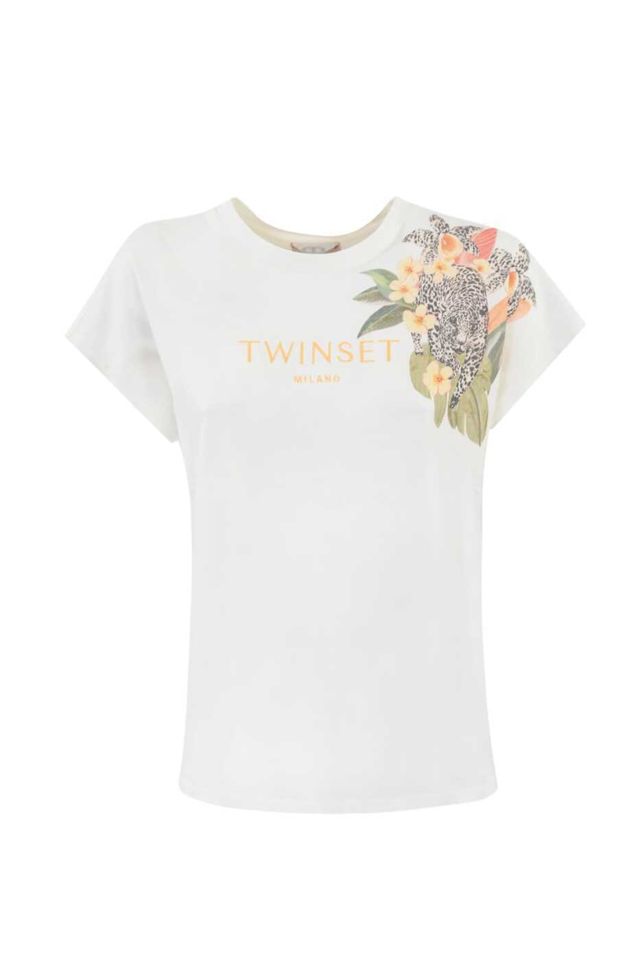 241TT2250 00001 BIANCO OTTICO 春夏2024 Tシャツ レディース iaTシャツ・カットソー