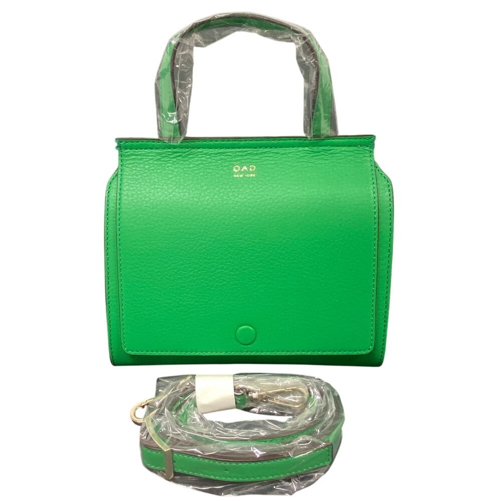 0002 レザー ハンドバッグ グリーン レディース ブランド