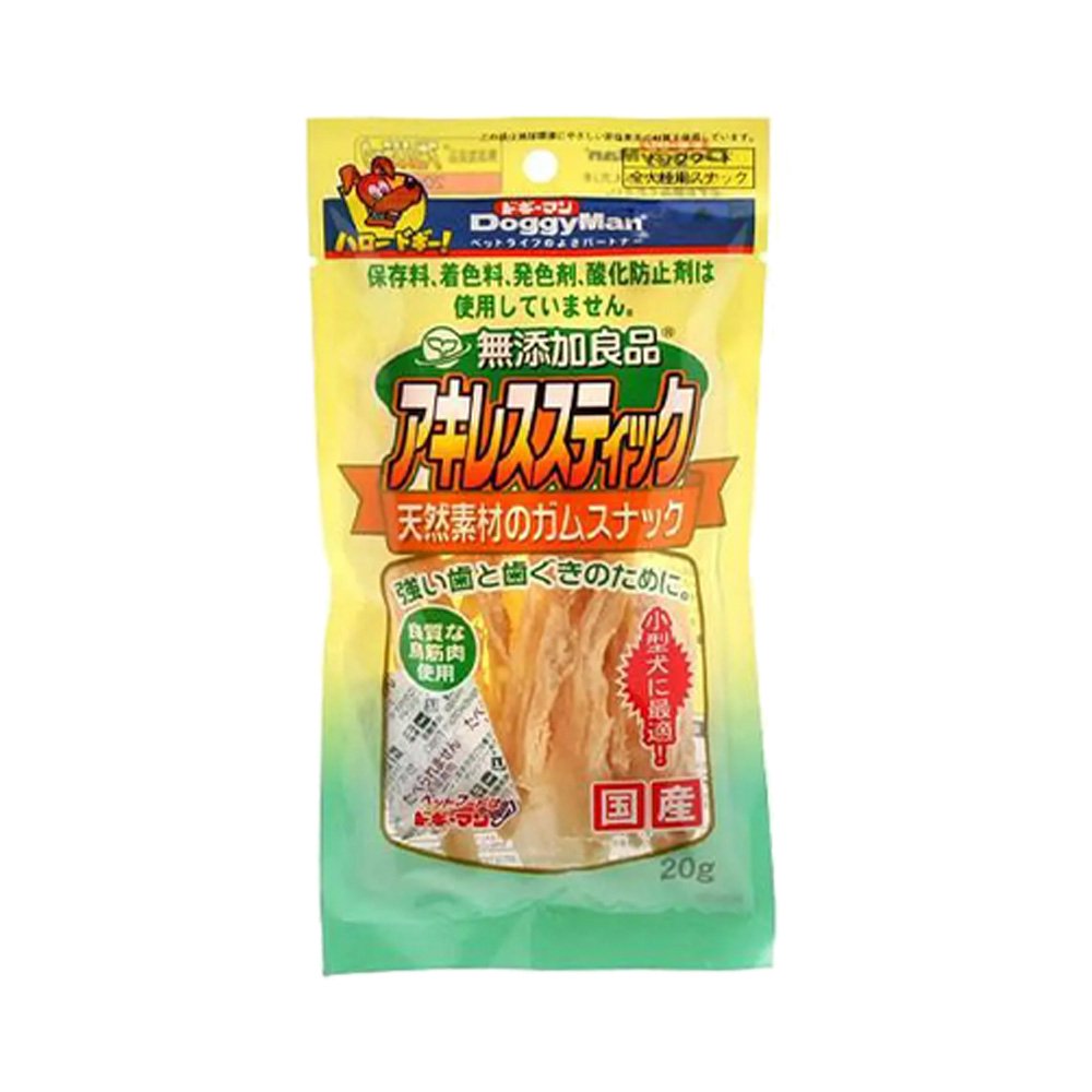無添加良品　アキレススティック　２０ｇ　X６０袋　犬　おやつ　無添加　ＣＲＣ45―14―03―07―01