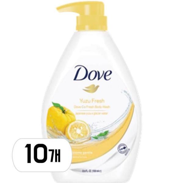 ダヴ ユジャフレッシュ ボディウォッシュ 1000ml 10個 (贈呈品なくなり次第贈呈終了)