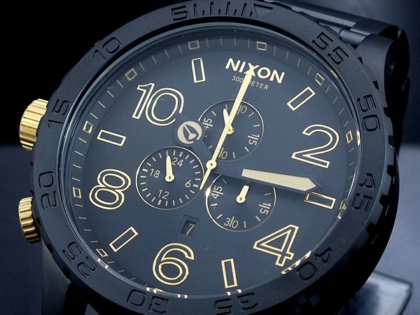 2年保証NIXON　腕時計　ニクソン 腕時計 NIXON メンズ THE 51-30 A083-1041 CHRONO クロノグラフ A0831041 文字盤ブラック ベルトコマ1コマ 378,000円