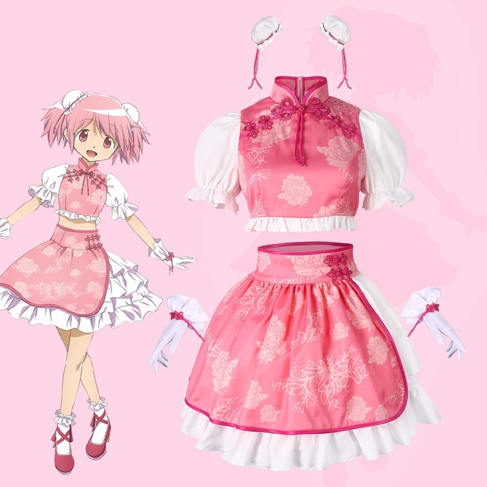 魔法少女小円服鹿目円新中国式中華娘チャイナドレスプリントロリータアニメ 5,245円