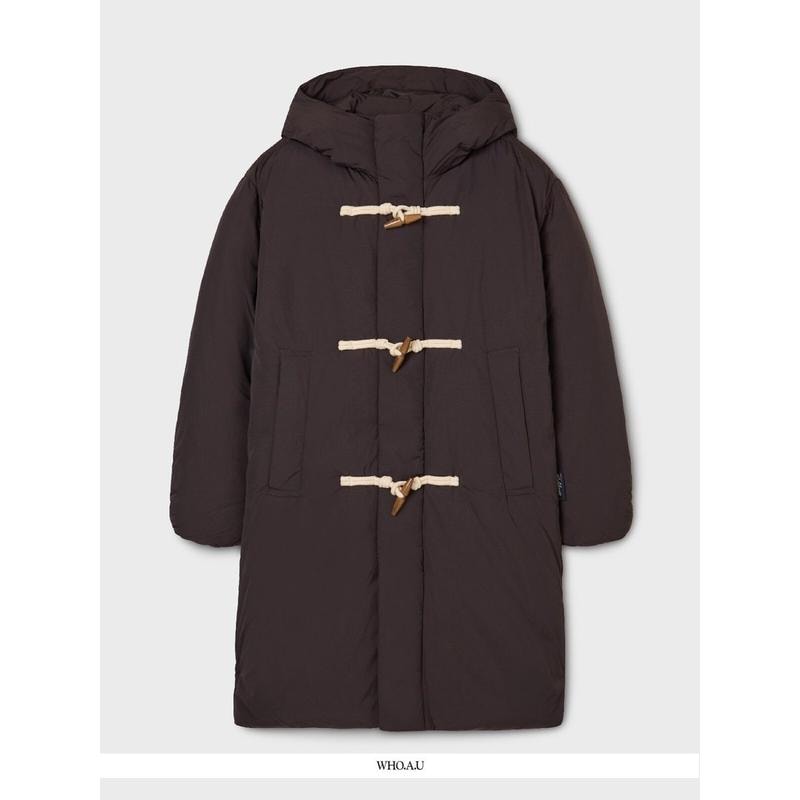 W.A.U トグル ロング パディング-BROWN-WHJPF4V16U