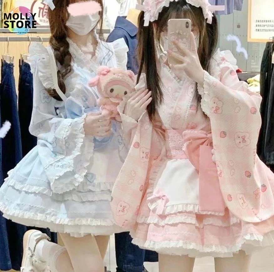 [現品品質良し数量]超ロリータ浴衣ロリータ洋服可愛いjsk浴衣涼しいキャミソールスカートセット花火大会祭り祭り盆踊り文化祭学園祭コスプレお花見