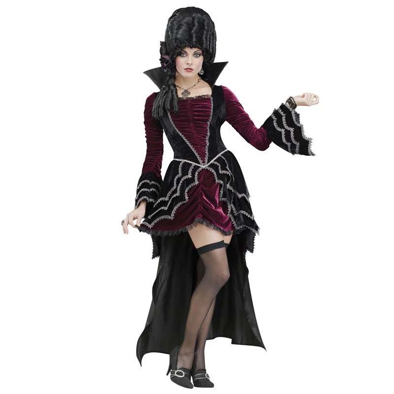 コスプレ 仮装 ヴィクトリアン・バンパイアレス L 【 コスプレ 衣装 ハロウィン 仮装 コスチューム パーティーグッズ 吸血鬼ドレス 大人用 ヴァンパイア 女性用 ドラキュラ 余興 レディース 】