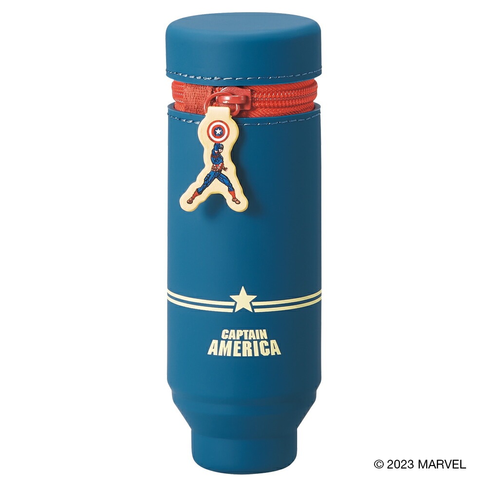 （まとめ買い）MARVEL スタンドペンケース キャプテンアメリカ MV-7712-104 [x3]