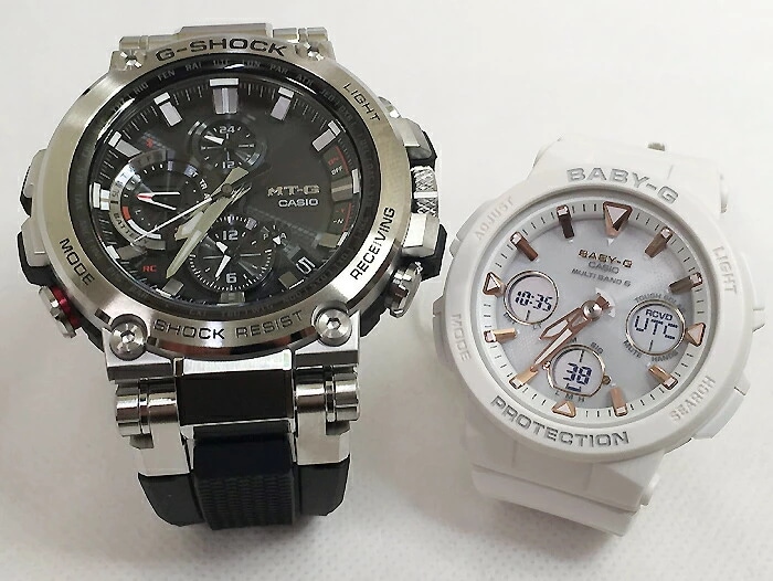 恋人たちのGショックペアウォッチ gショック 人気 婚約　夫婦 高級　クリスマス プレゼント おすすめG-SHOCK BABY-G ペア腕時計 カシオ 2本セット gショック 電波ソーラー MTG