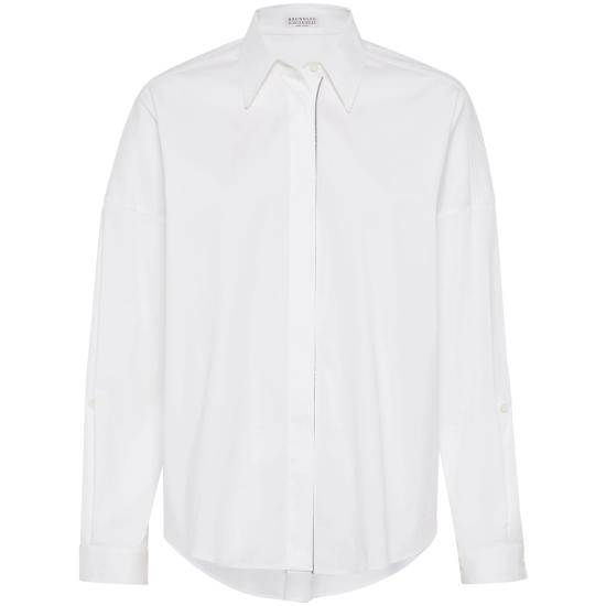 BRUNELLO CUCINELLI Women Shirts M0091MA636 C159 WHITE