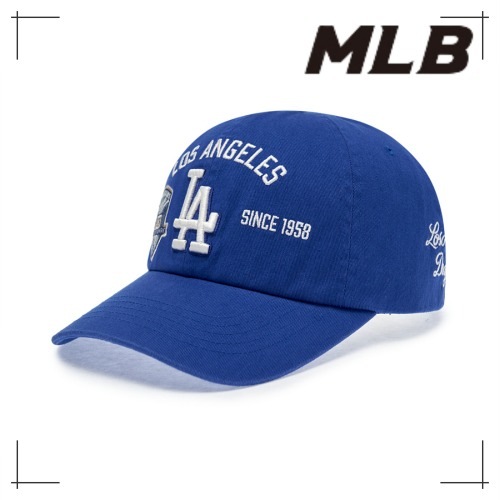 MLB公式 キャップ Patch Unstruck Ball Cap LA (Blue)