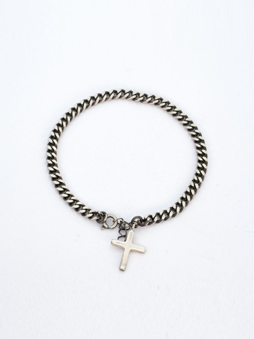 【HARANG】 HR 183B_Silver Chain Cross Bracelet ショルダーバッグ 正規品