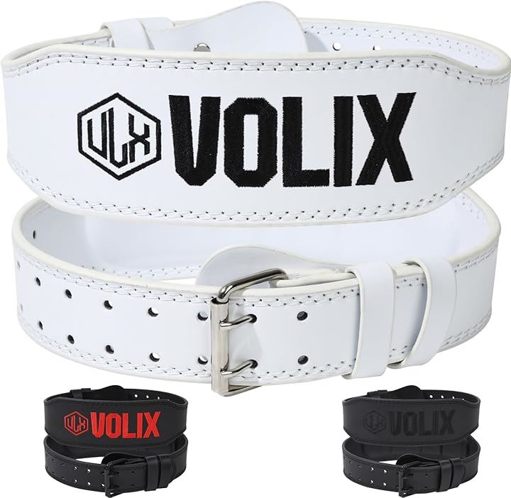 トレーニングベルトマイクロファイバーレザーで生地がやわらかく体にフィットリフティングベルト パワーベルト 筋トレ( ホワイト, S)