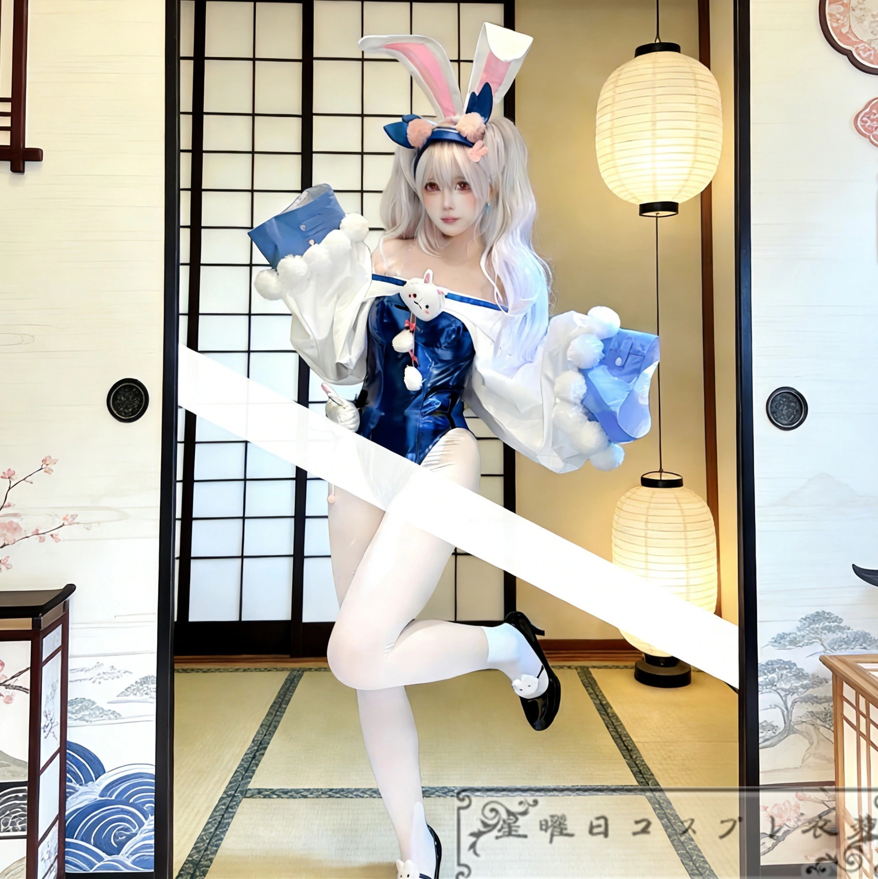 在庫品 アズレンアズールレーンラフィーバニー コスプレ衣装 コスチューム