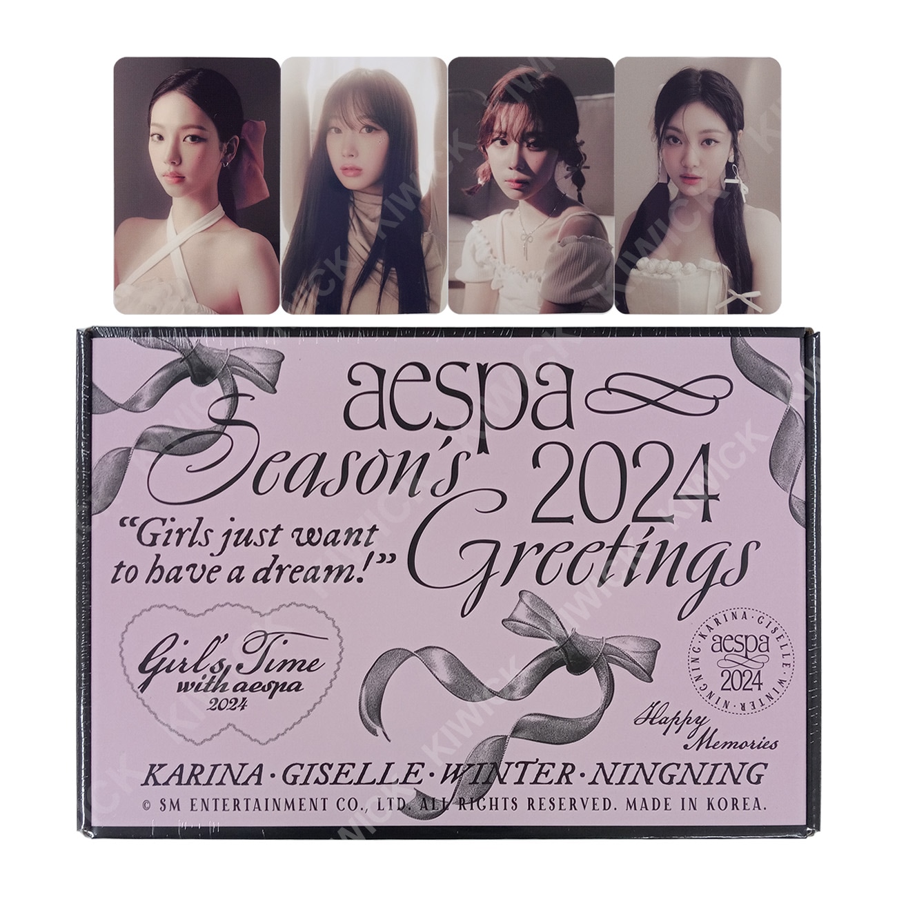 [未開封新品] [SM特典ポッカ4種付き] エスパグッズ - 2024シーズングリーティングSeasons Greetings卓上カレンダーフォトカード_ポスター贈呈終了