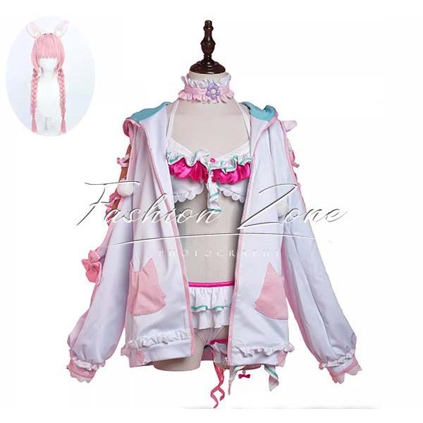 バーチャル VTuber 風 博衣こより コスプレ衣装 ウィッグ cosplay ハロウィン 演出服 変装