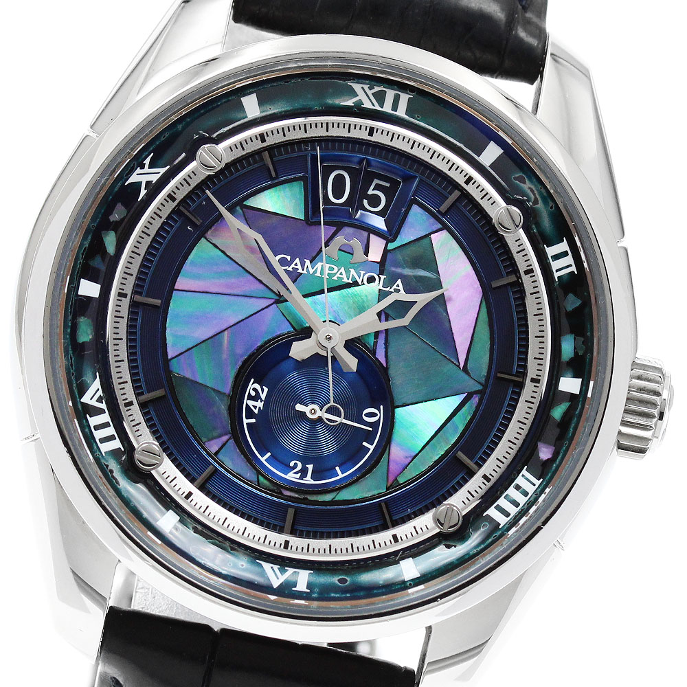 シチズン CITIZEN NZ0000-07L/Y513-T026338 カンパノラ メカニカルコレクション 暈響 デイト 自動巻き メンズ _942243【中古】