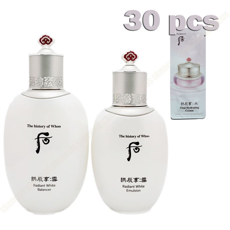 フ(Seol 2 items)ソルラジアントホワイト2点単品セット+クリーム 30pcs/30ml