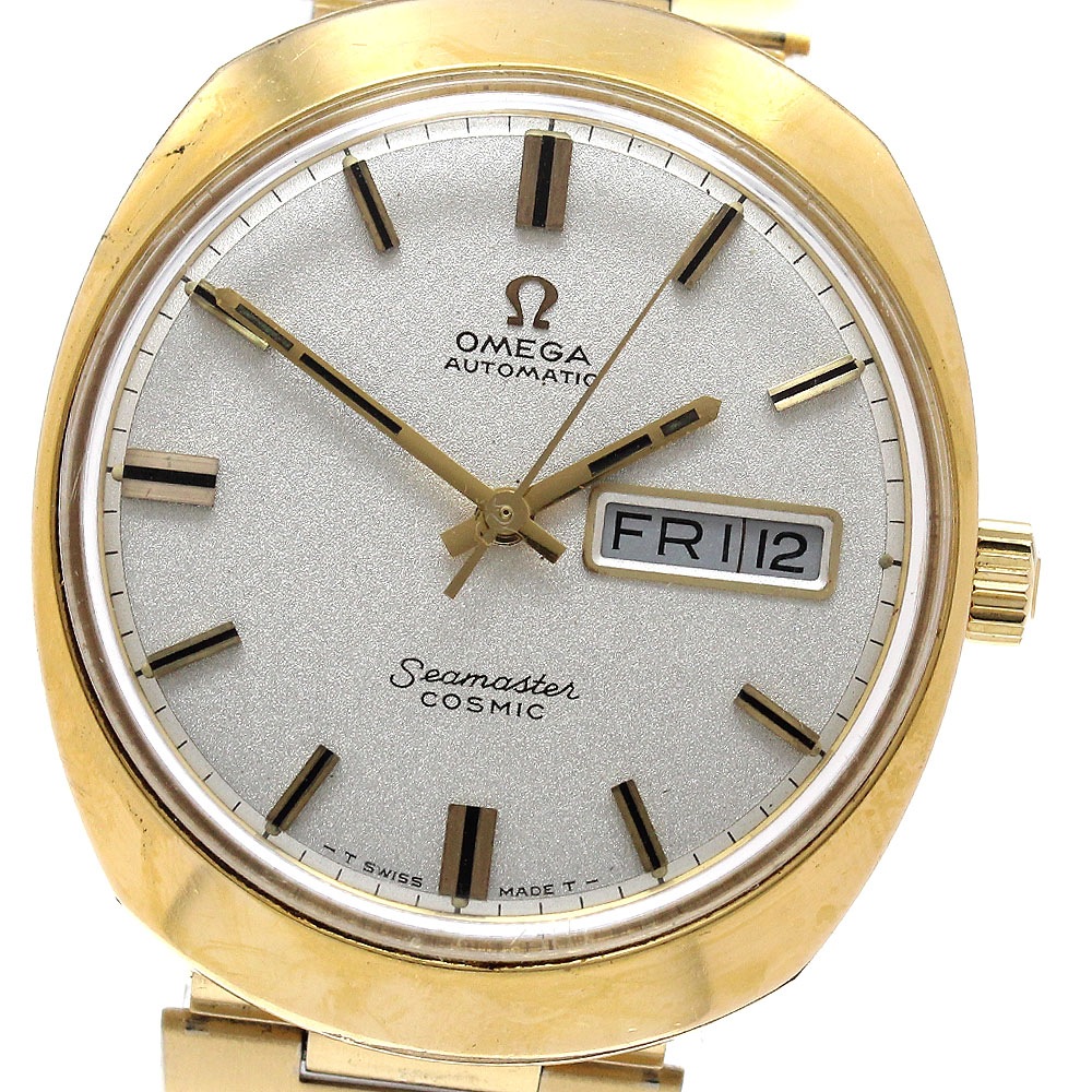 オメガ OMEGA 166035-T00L107 シーマスターコスミック デイデイト 自動巻き メンズ _954150【中古】