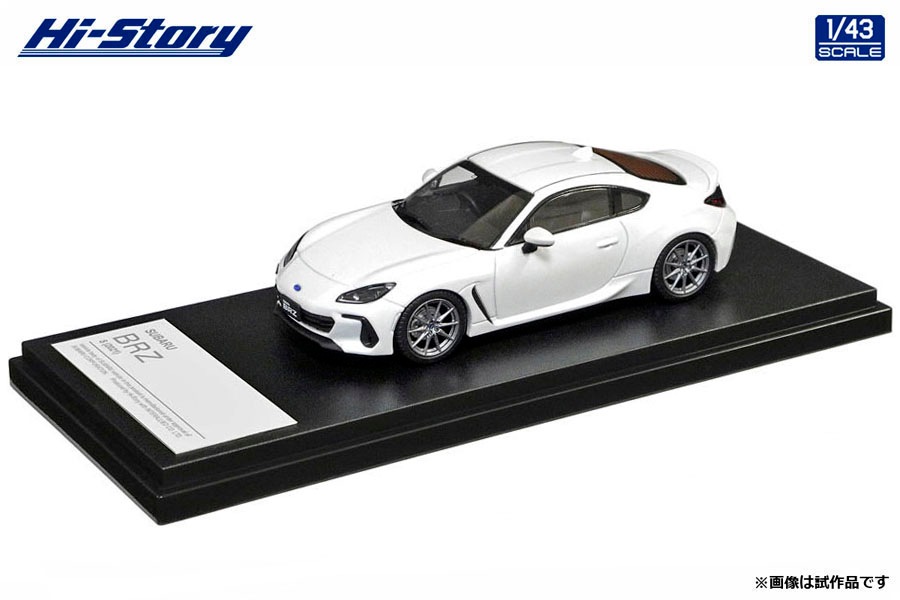 ハイストーリー 1/43 SUBARU BRZ S (2021) クリスタルホワイト・パール【HS376WH】 ミニカー HS376WH スバル BRZ S ホワイト