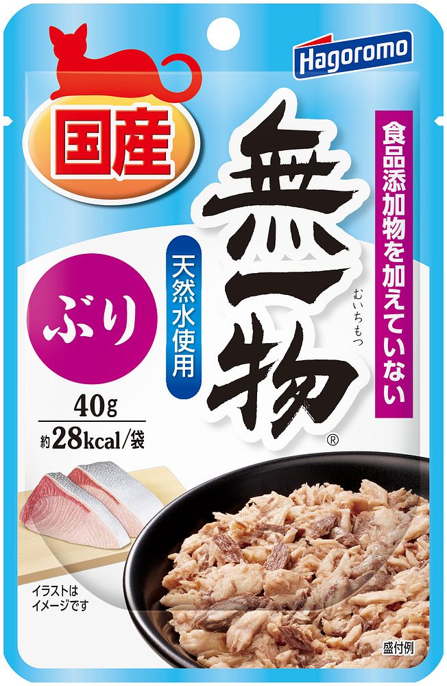 （まとめ買い）無一物パウチ ぶり 40g 猫用フード [x32]