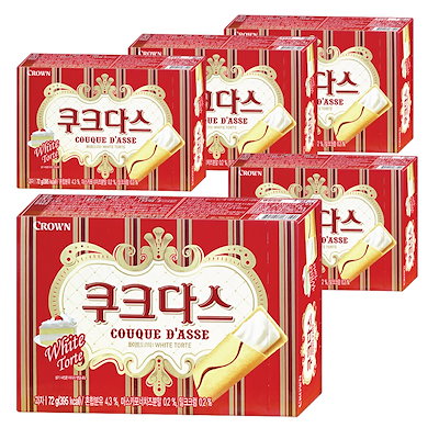 クラウン ククダス 72g ホワイトチョコ入りクッキー ...のサムネイル
