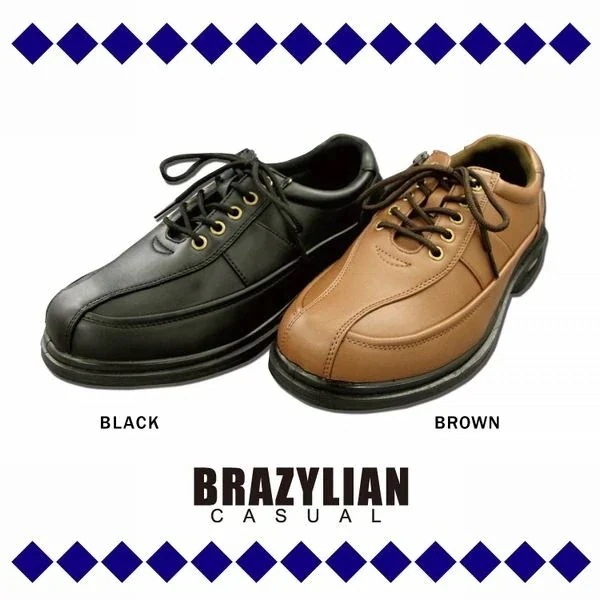 ウォーキングシューズ メンズシューズ 紳士靴 メンズファッション 靴 BRAZYLIAN デイリー