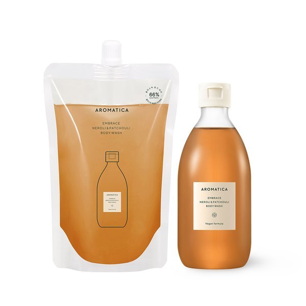 大容量 インブレイス ボディウォッシュ ネロリー パチュリー 300ml + リフィル 300ml