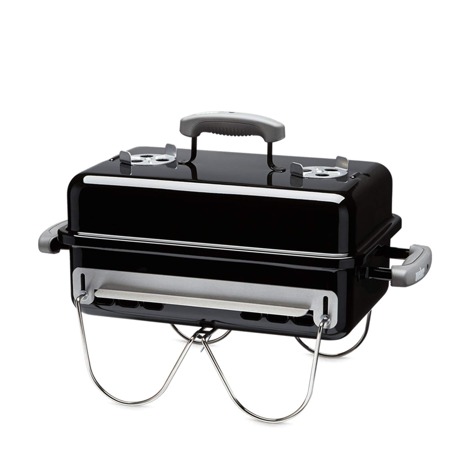 ウェーバー(Weber) バーベキュー コンロ 卓上 キャンプ グリル ゴーエニィウェアー バーベキュー コンロ BBQ グリル 炭 焚火台 2-3人用 【日本正規品10年保証】 121908 ブラッ