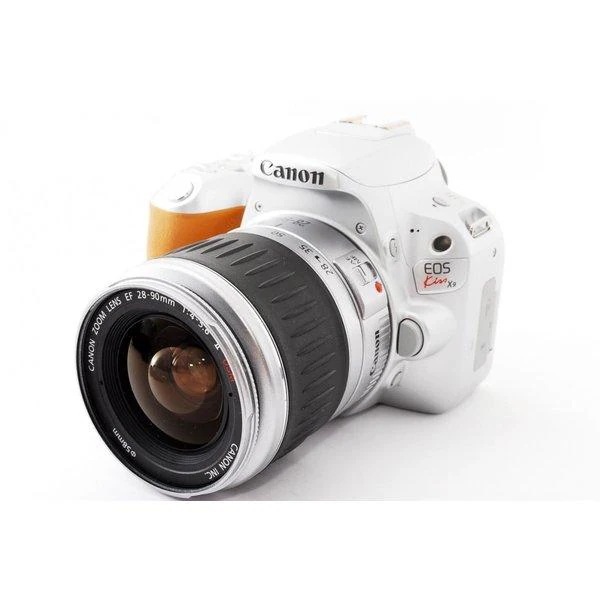 【中古】キヤノン Canon EOS Kiss X9 レンズセット シルバー 美品 SDカードレンズフード付き