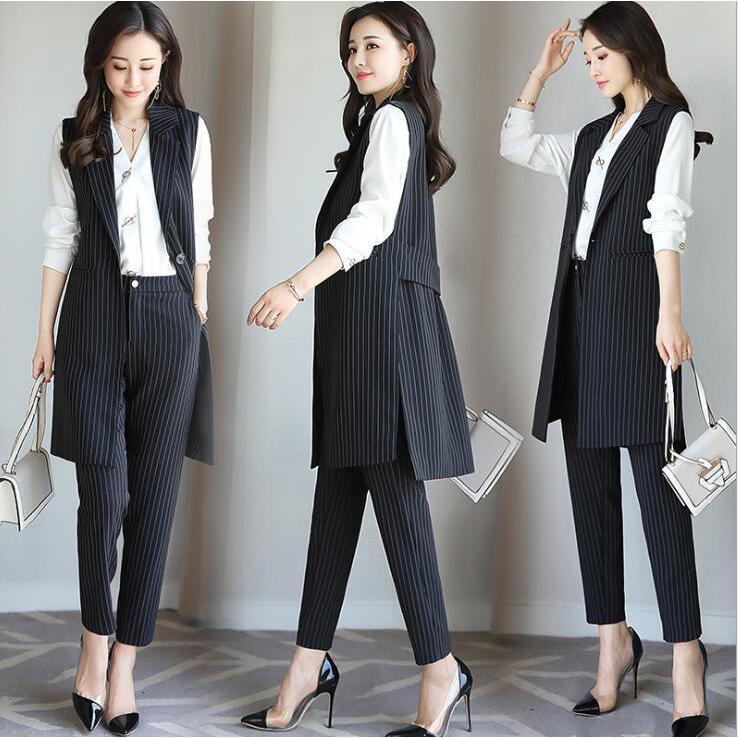 パンツスーツレディースパンツセットアップベストロングベストロlング丈ジレパンツテーパードパンツ 5,126円