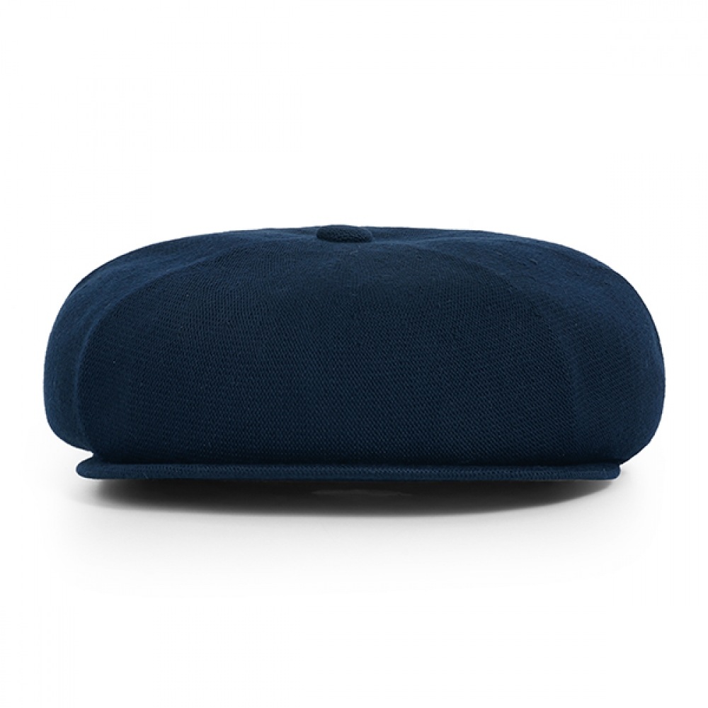 Kangol K3217HT DK ブルーバンブーホーカーウールニュースボーイキャップ八角形帽子