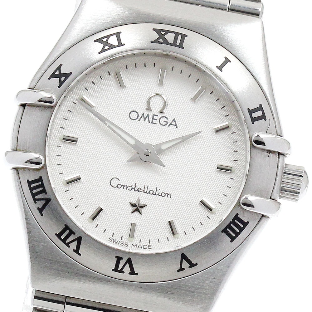 オメガ OMEGA 1562.30 コンステレーションミニ クォーツ レディース 保証書付き_896604【中古】
