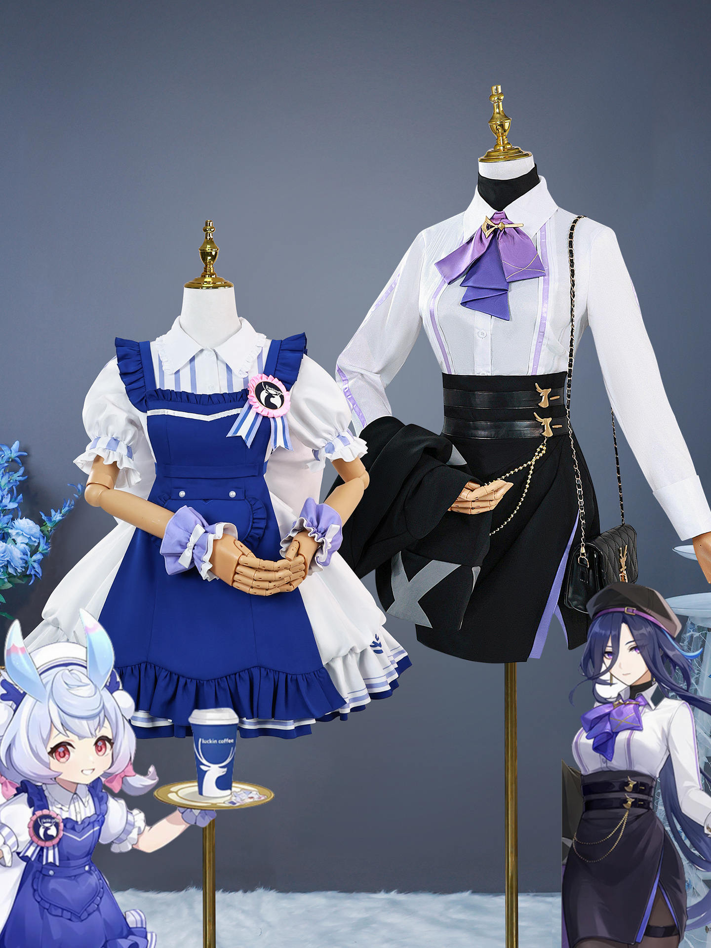 シグウィン クロリンデ 原神 Sigewinne Clorinde コスプレ Genshin セットアップ 希格雯 克洛琳德