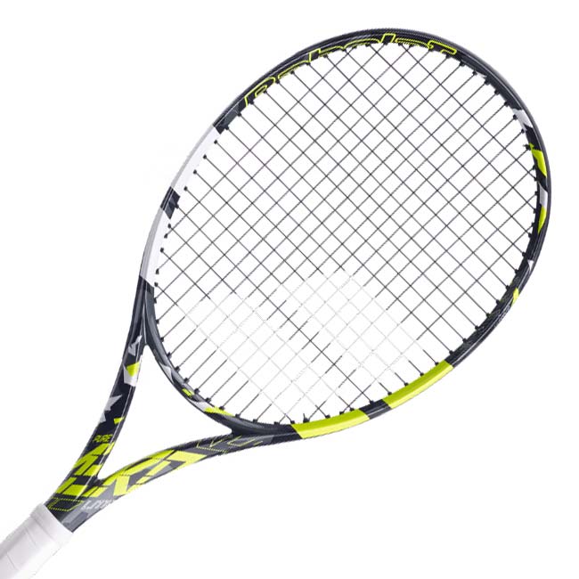 バボラ(Babolat) 2022／2023 PURE AERO LITE ピュアアエロ ライト (270g) 海外正規品 硬式テニスラケット 101491-370 グレー×イエロー×WH(23y2