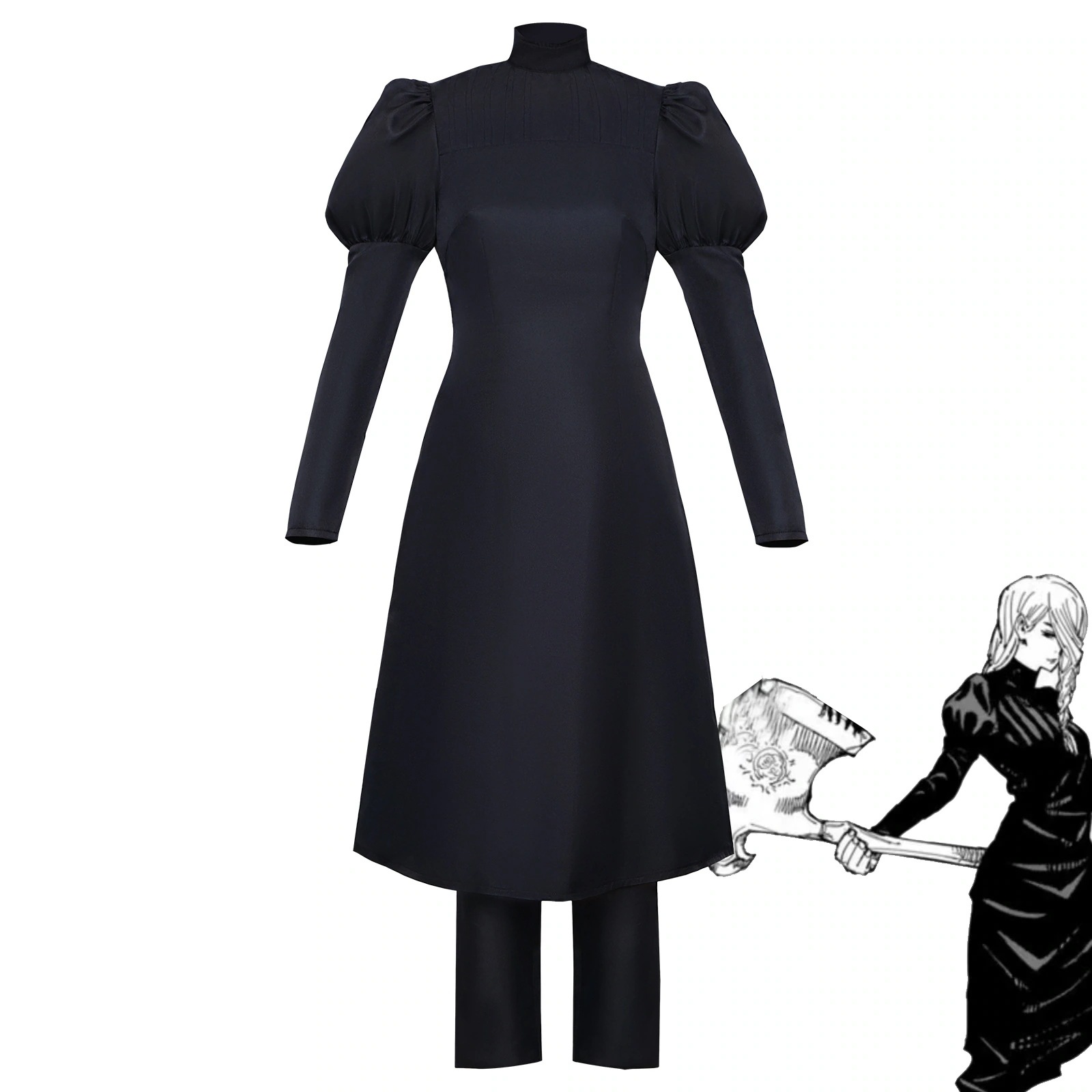 【最安値挑戦】呪術回戦冥冥ワンピースcos服五条悟天内理子冥冥コスプレ衣装